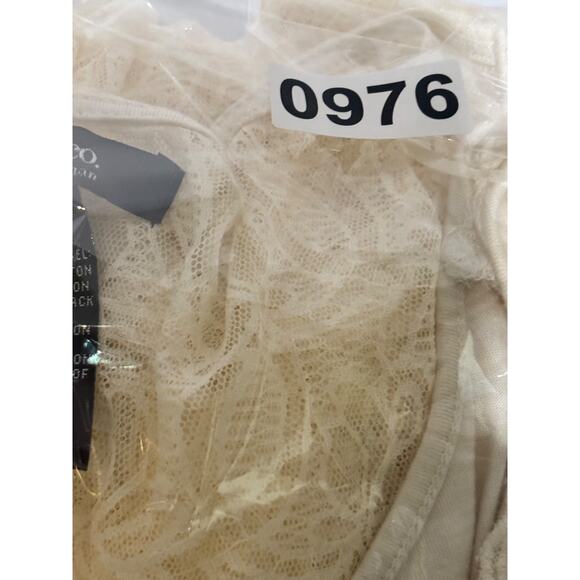 Style & Co Top Womens 3X Plus Cream Lace 3/4 Sleeve Boho Glam cocktail career - Picture 10 of 10